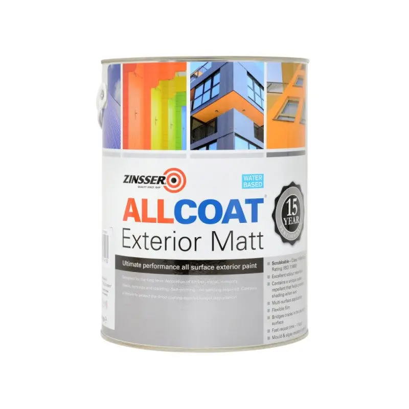 Zinsser Allcoat Interior & Exterior Matt Colour Match 1