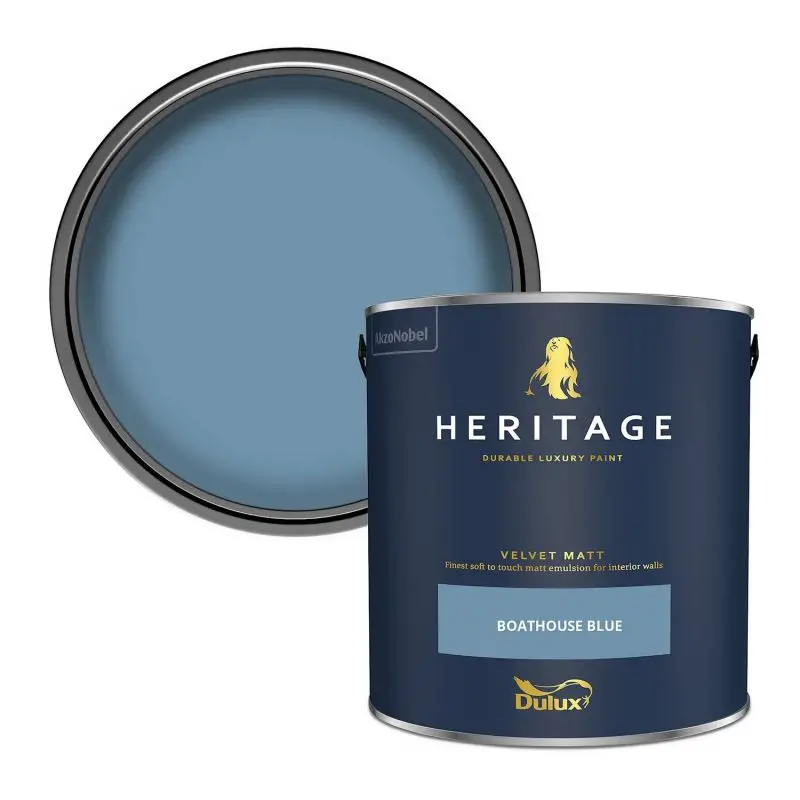 Dulux Heritage Boathouse Blue - Matt Emulsion 2