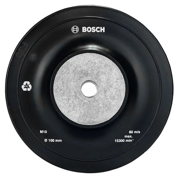 Bosch 2608601046 Rubber 100 Mm Backing Pad 1