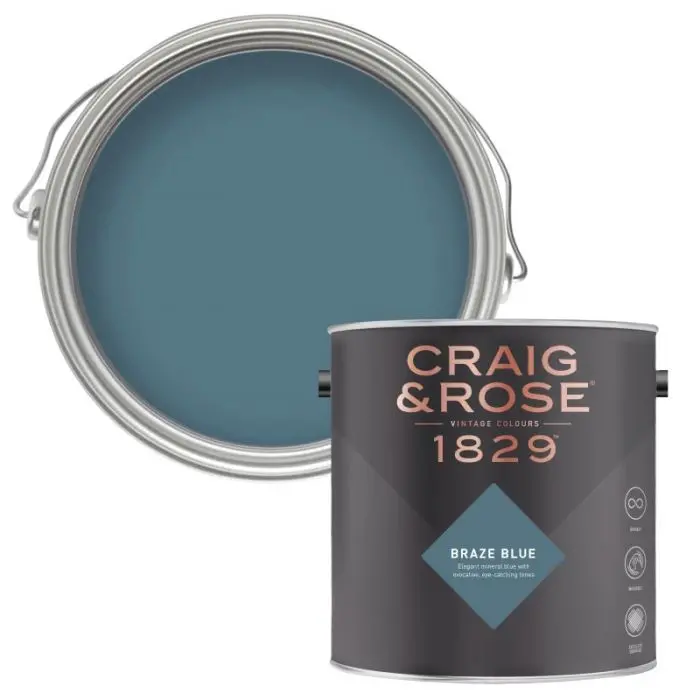 Craig & Rose 1829 Paint - Braze Blue 1