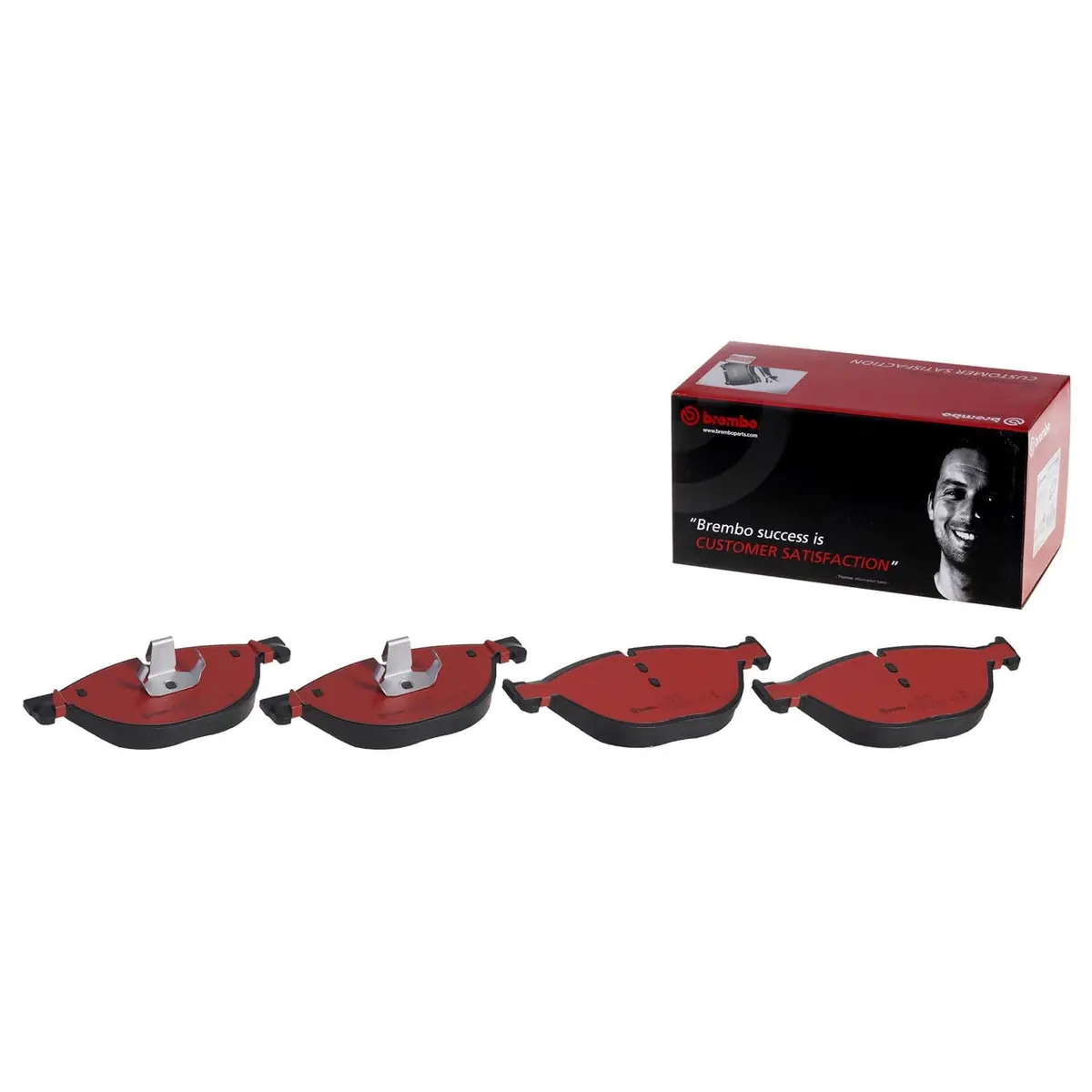 Brembo P06076N Nao Ceramic Brake Pads – Quiet, Low-Dust Performance 1
