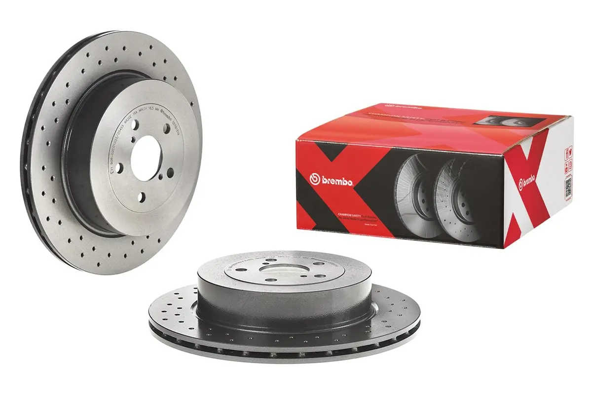 Brembo 09.7813.1X Uv-Coated Premium Brake Rotors 1