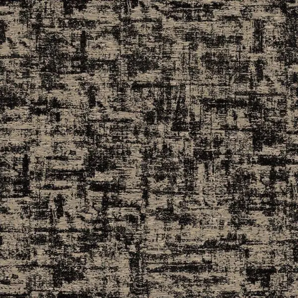 Brindle Distressed Flock Texture Wallpaper - Black Sample 1