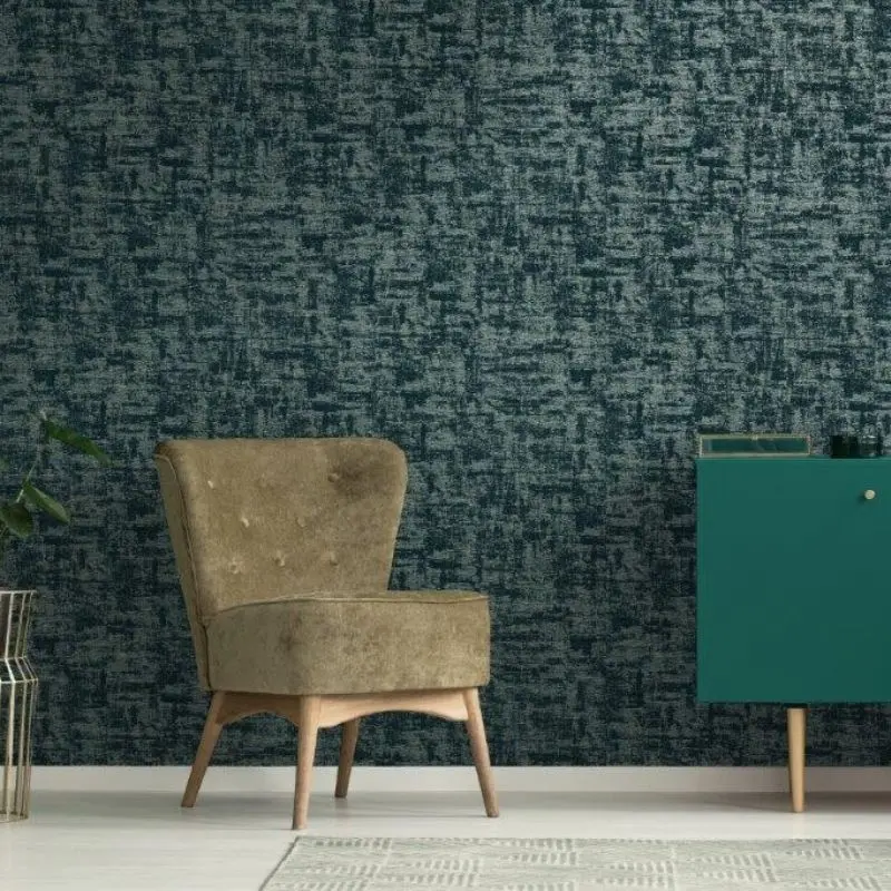 Brindle Distressed Flock Texture Wallpaper 1