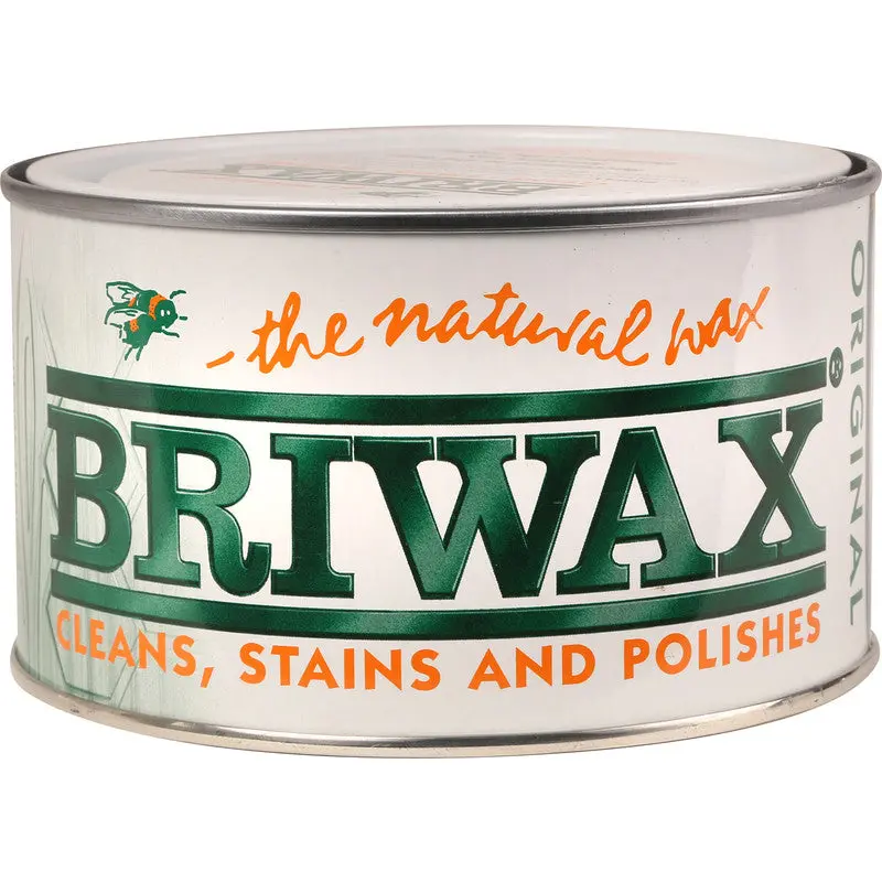 Briwax Cleaner, Stainer & Polisher Natural Wax - Antique Brown - 400G 1