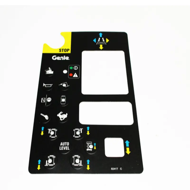 Platform Control Panel Decal 82417Gt 82417 For Genie Gs-2668 Rt Gs-3384 Gs-3390 Gs-4390 Gs-5390 1