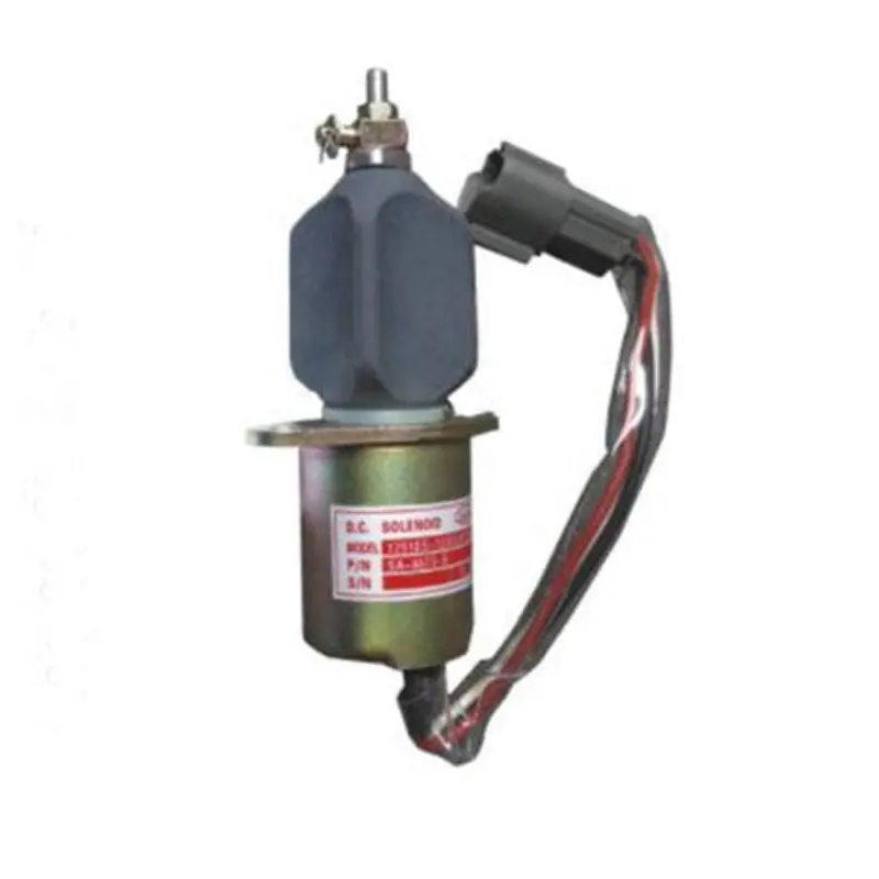 12V 1751-246Uibis5a Fuel Flameout Stop Solenoid Valve Switch Fits For Caterpillar Cat Excavator E200b 1