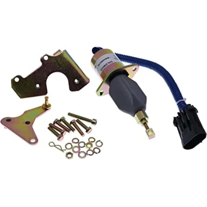 12V 3931570 Sa-4981-12 Fuel Shut Off Solenoid   Fits For  94-98 5.9L Dodge Cummins P7100 Pump 1
