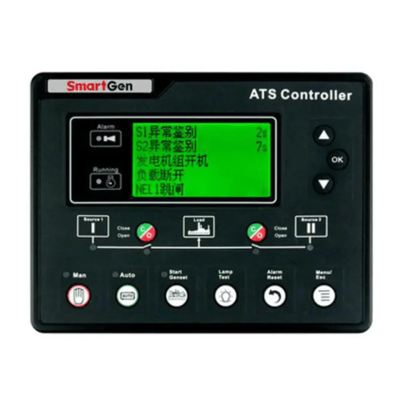 Hat700b Ats Controller, Silicone Panel, Suitable For Sgq Ats, Current Detection, Ac Power-Supply For Smartgen 1