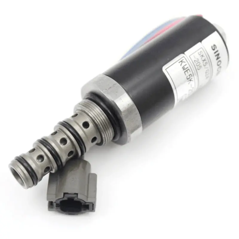 Kwe5k-20/G24d05 Rotary Solenoid Valve Fits For Kato Excavator Hd820-3 Hd820-2 1