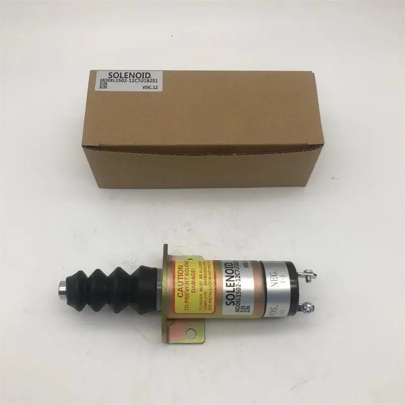 12V 1500-2107 1502-12C6u1b2s1a New Fuel Shutoff Solenoid Fits For Woodeward 2