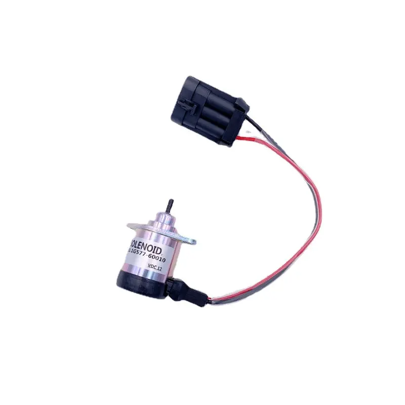Diselmart 12V 1G577-60010 6689034 Fuel Shutoff Solenoid For Kubota For Bobcat S220 S250 S300 S330 Skid Steer 1