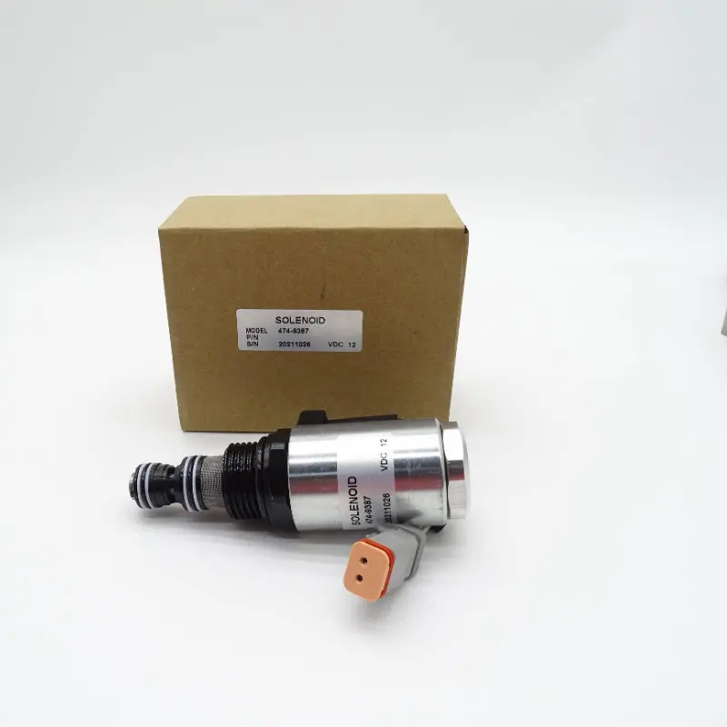 12V 474-9387 Hydraulic Valve Solenoid Valve Fits For Caterpillar Cat Engine 2