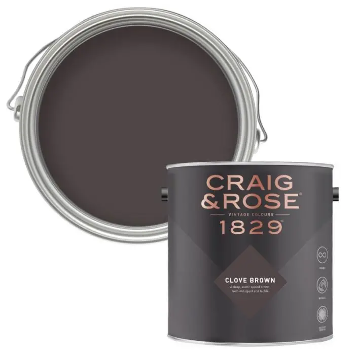 Craig & Rose 1829 Paint - Clove Brown 1