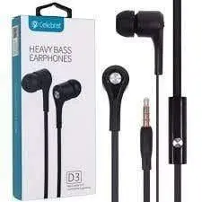 Celebrat D3 In-Ear Solid Metal Earphones With Mic Flat Wires And Noise Isolation With 3.5Mm Jack 1