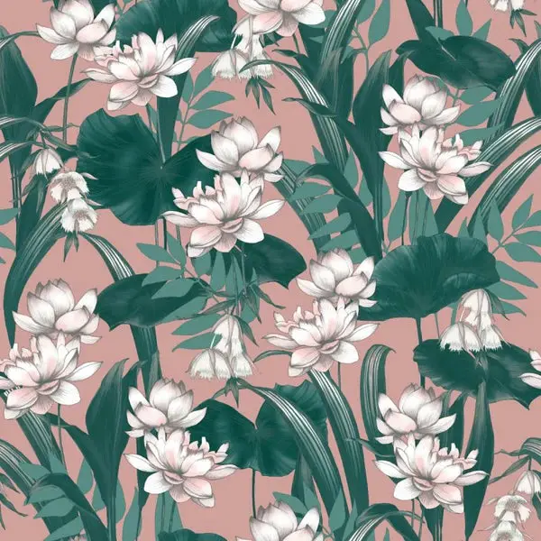 Accessorize Celeste Wallpaper Blush/Green Sample 1