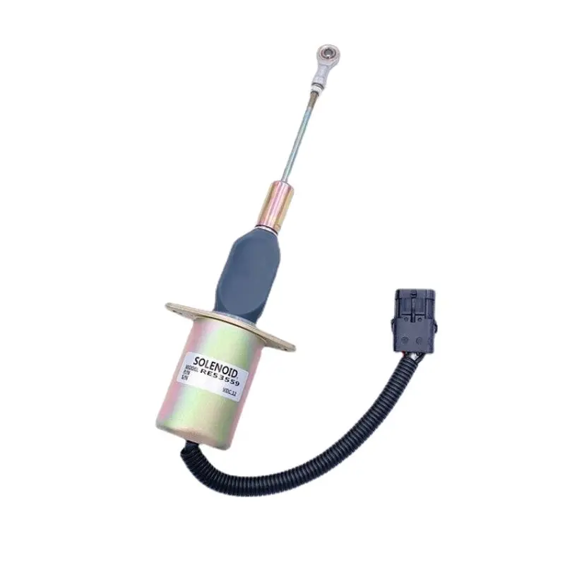12V 3934174 Sa-4697-12 Fuel Shutoff Solenoid Valve Fits For Cummins Engine 1