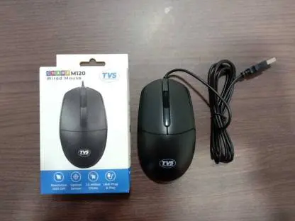 Tvs Champ M120 Wired Mouse Wired Optical Mouse  Usb 2.0, Black 1