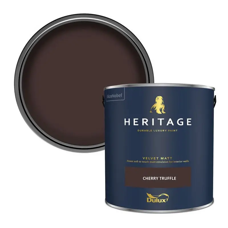 Dulux Heritage Matt Emulsion - Cherry Truffle 2