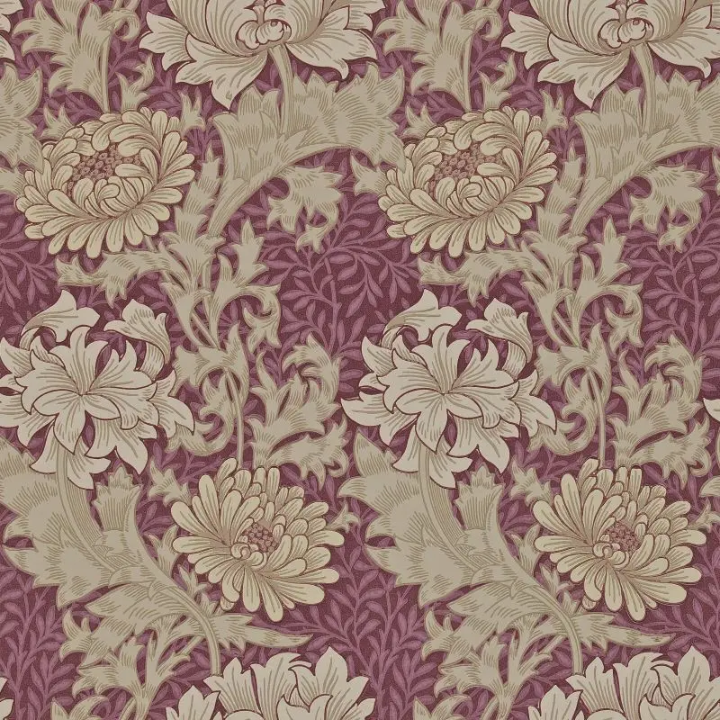 Morris & Co Chrysanthemum Wallpaper 2