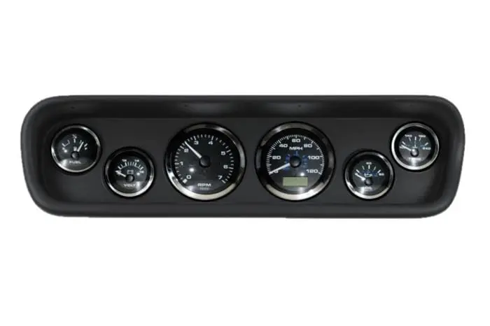 Classic Dash 61264Bp11 Vintage-Style Gauge Kit & Instrument Cluster 1