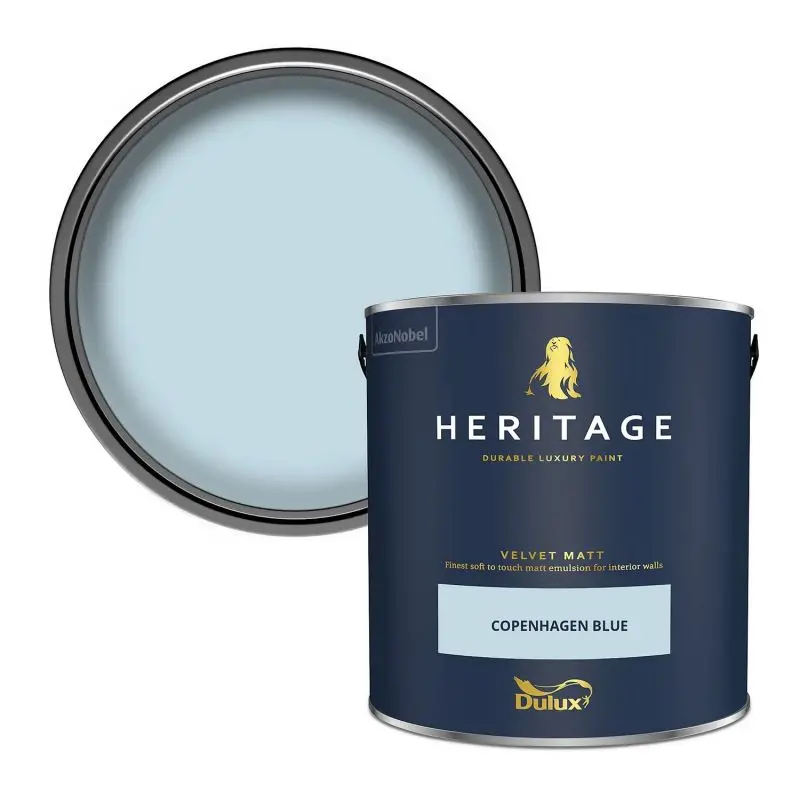 Dulux Heritage Copenhagen Blue - Matt Emulsion 2