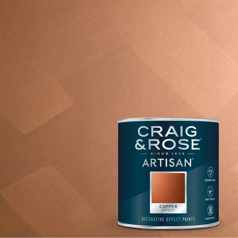 Craig & Rose Artisan Copper Effect Paint 1