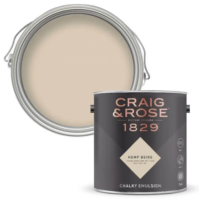 Craig & Rose 1829 Paint - Hemp Beige 1