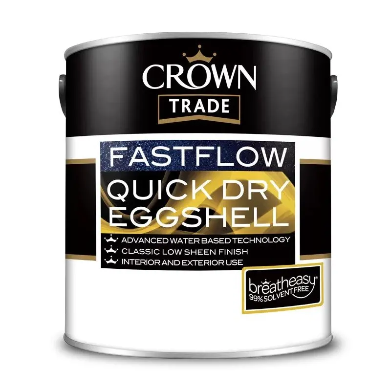 Crown Trade Fastflow Quick Dry Eggshell - Colour Match 1
