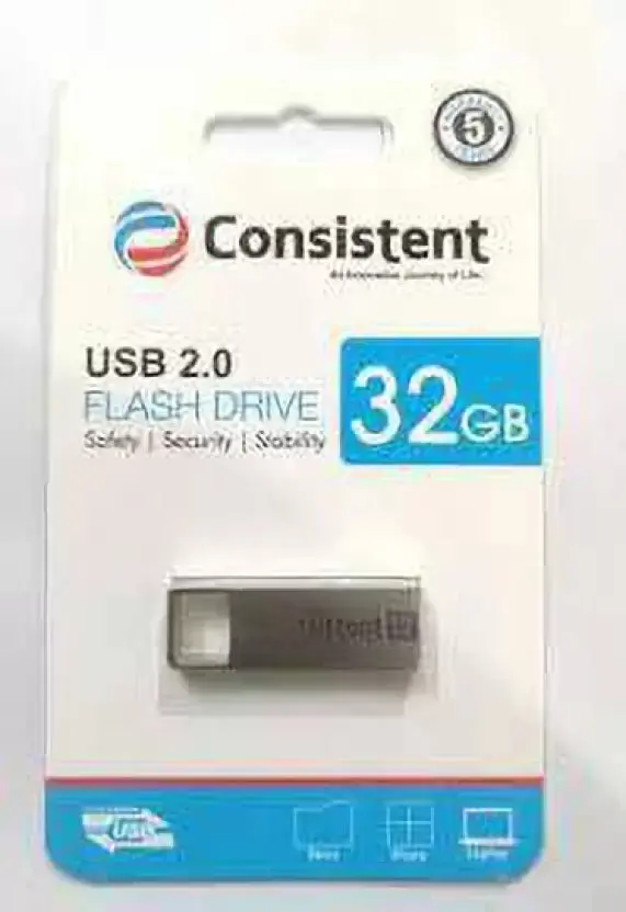 Consistent Ctp10032 32 Gb Pen Drive (Grey) 1