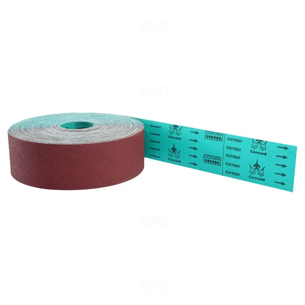Cumi 100Mmx50 Meter 60 Grit Concord Hand Sander Roll 1