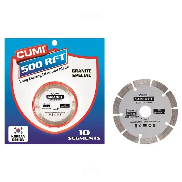 Cumi 500 Rft 110X1.8X10x20mm Diamond Segmented Saw Blade 1