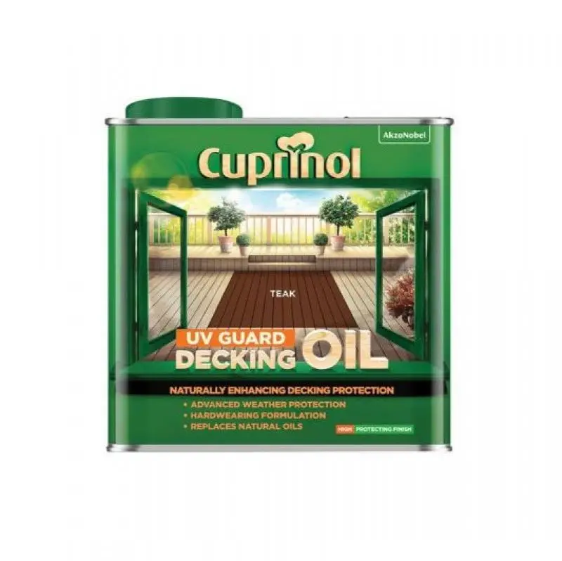 Cuprinol Uv Guard Decking Oil - Teak 1