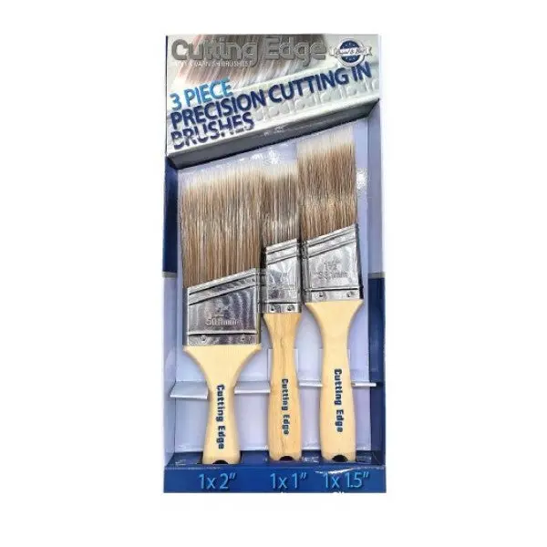 Cutting Edge Angled Brush - 3 Pack 1