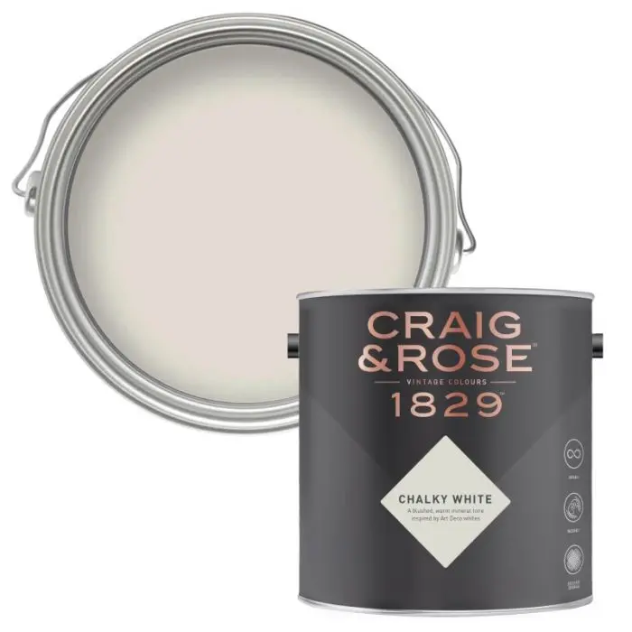 Craig & Rose 1829 Paint - Chalky White 1