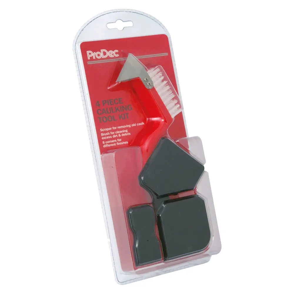 Prodec 4 Piece Caulking Tool Kit Pldt010 1