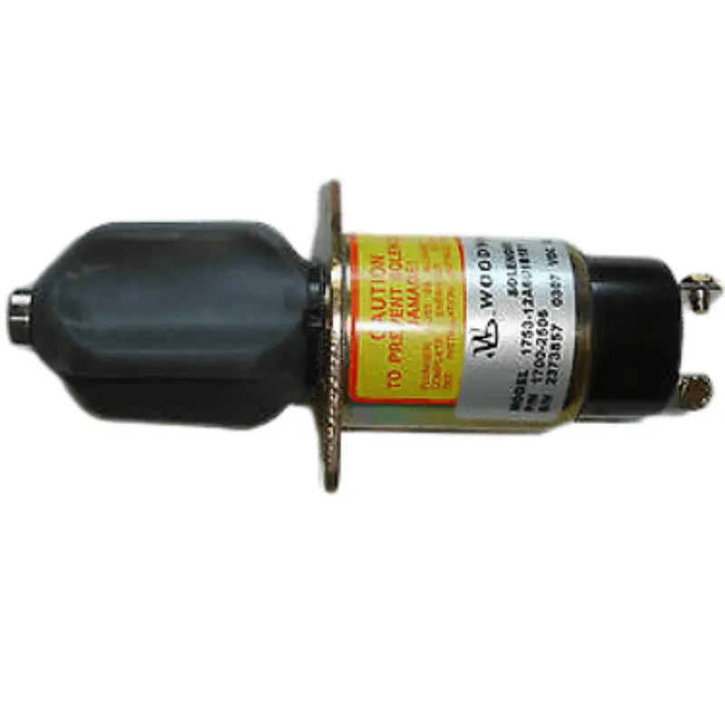 Diselmart 12V 1700-2506 1753-12A6u1b1s1 Fuel Stop Solenoid Valve Fits For Woodward 1