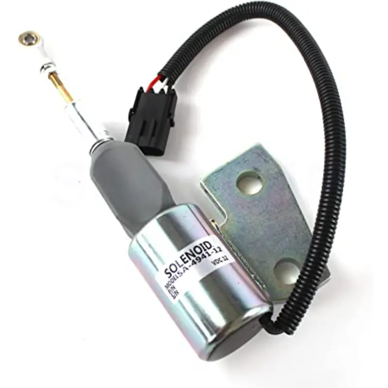 12V 3991167 Sa-4941-12 Fuel Stop Solenoid Fits For Cummins 4Bt Case 550H Dozer Diesel Engine 1