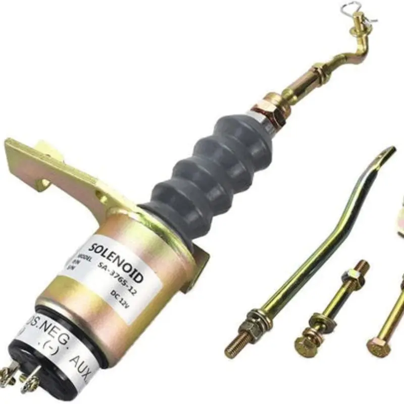 Diselmart 12V Sa-3765-12 Fuel Shutdown Solenoid Compatible With Deutz Bosch Rsv 1