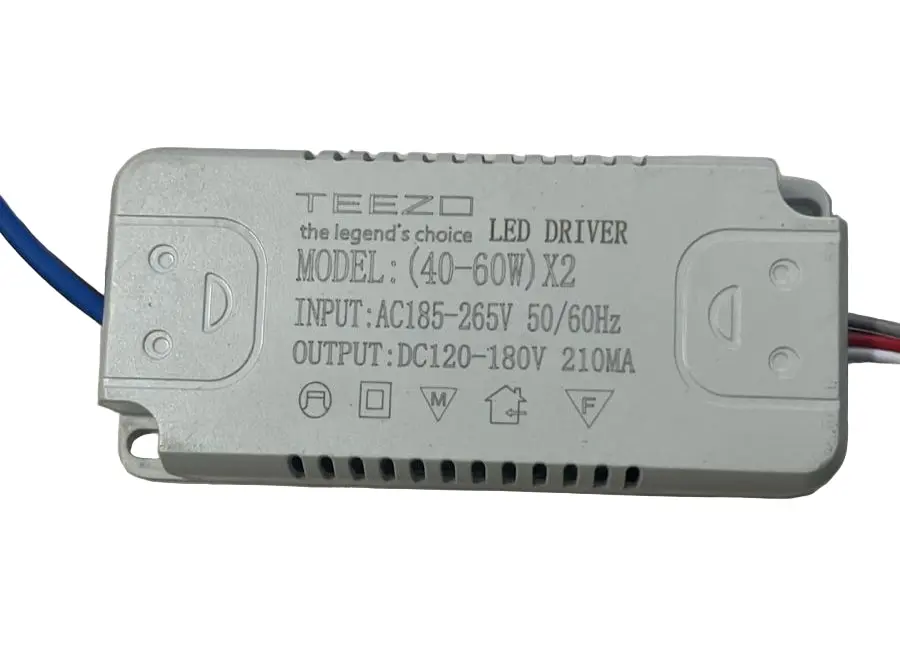 Dealsplant Led Driver Choke Power Supply 40-60W X2 Ac 230V In Dc120-180V Out 210Ma 1