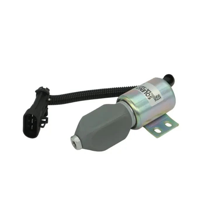 Diselmart 12V 3354943 Fuel Shutdown Shut Off Solenoid Valve Fits For Cummins Truck Engine 6Ct 1