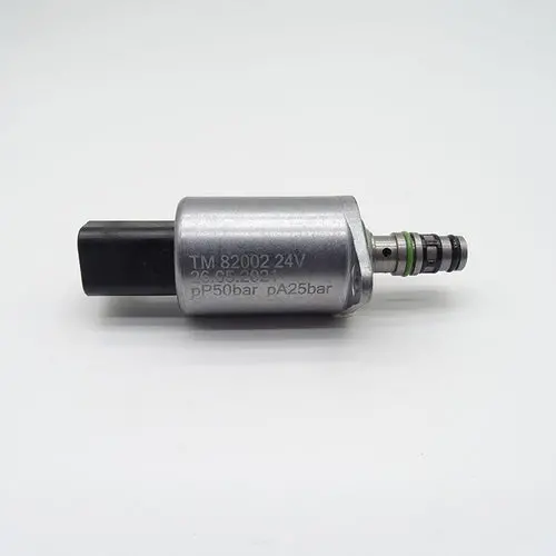 24V 50Bar Tm82002 Tm82002 Excavator Hydraulic Pump Solenoid Valve Fits For Thmos 2