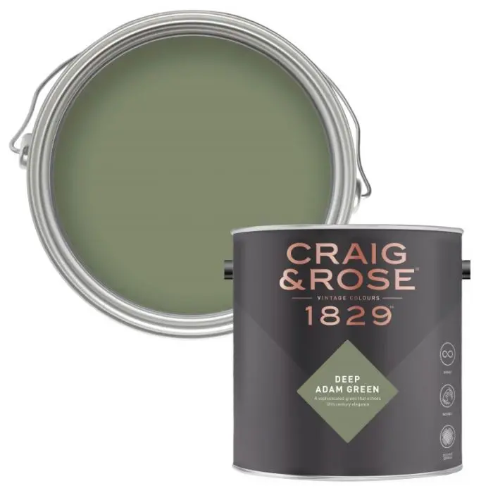 Craig & Rose 1829 Paint - Deep Adam Green 1