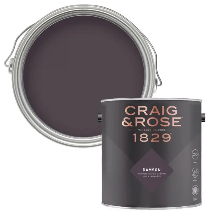 Craig & Rose 1829 Paint - Damson 1