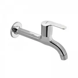 Essco Cosmo Long Body Bib Cock Faucet  With Wall Flange Cos-Chr-103107 1