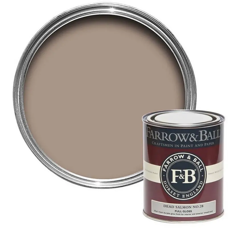 Farrow & Ball Dead Salmon Paint Color No. 28 - Image 9