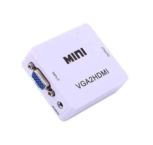 Dealsplant Vga To Hdmi Hd 1080P Video Converter Adapter With 3.5Mm Audio Port Media Streaming Device 1