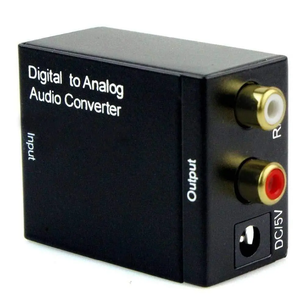 Dealsplant Metal Body Digital To Analog Optical Coaxial Output And Optical Audio Converter 1