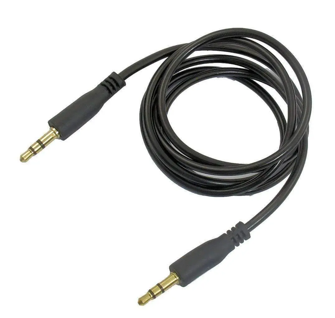 Dealsplant Indestructible 3.5Mm Male To Male Metallic Aux Audio Cable With Gold Plated Connectors, 1 Meter 1