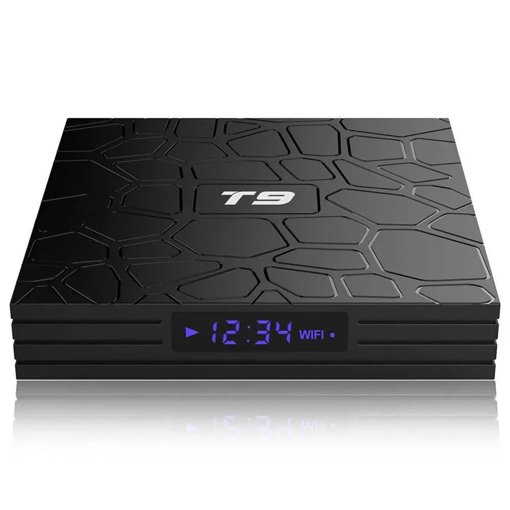 T9 Smart 4K Android Tv Box 4Gb Ram / 32Gb Rom Wifi Bluetooth 4.1 Av Usb 3.0 For Tv Projector With Inbuilt Miracast Phone Mirroring 1